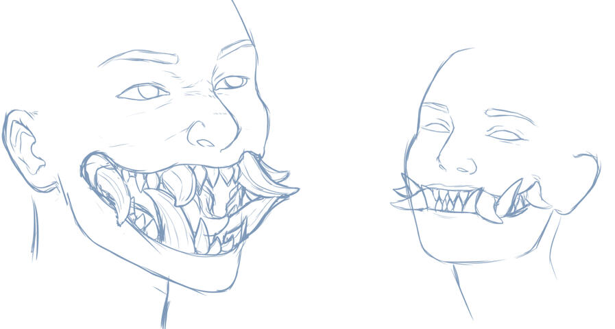 Foo Dragon Teeth Sketch