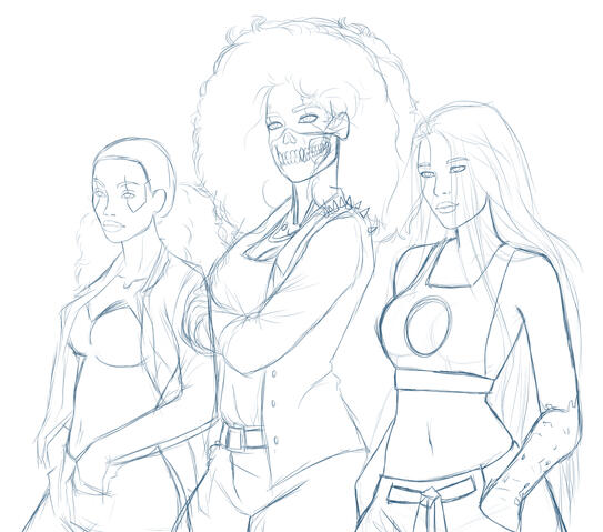 Early Sketch of "V Trio"