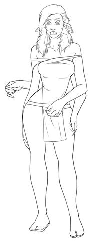 Wren Line art